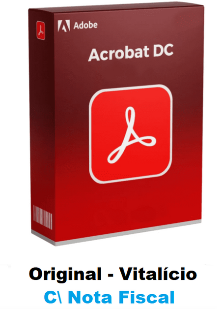 Adobe Acrobat DC 2023  Licença Vitalícia- C\ Nota Fiscal- (Envio imediato por e-mail) - CADTECH